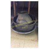 Copper Pail, Milk Can & Enamel Wash Bowl