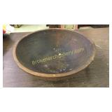 Large Wood Dough Bowl
