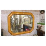 Mirror in Grain Painted Frame