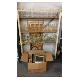 Group Clear a Canning Jars, Box Picture Frames
