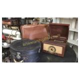 Zenith Tabletop Radio, 22 Pieces Luggage