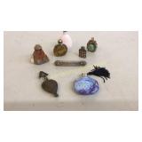 8 Asian Snuff Bottles