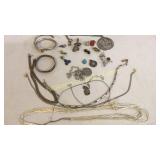 Lot of Mostly Sterling Jewelry
