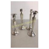 4 Weighted Sterling Candlesticks