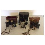 3 Pair Binoculars