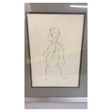 Ink Drawing of Nude