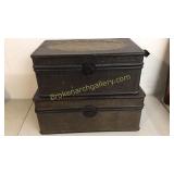 Pair Embossed Asian Trunks