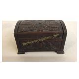 Carved Jewelry Casket
