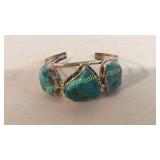 Sterling and Turquoise ? Bracelet