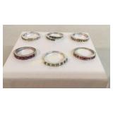 6 Gemstone Bands