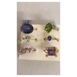 6 Gemstone 10k Rings