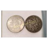 1899, 1921 Morgan Dollars