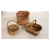 3 Native American Baskets