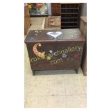 Antique Paint Decorated Blanket Box