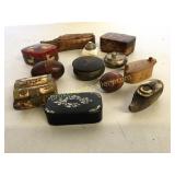 12 Table and Pocket Boxes