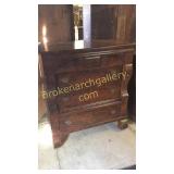 Flame Mahogany Empire Chest