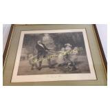 Faulkner English Lithograph