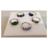 5 Gemstone Rings