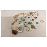 Group Mixed Stone, Some Gold Jewelry