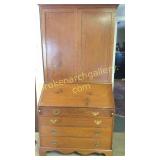 Figured Walnut Chippendale Secretary