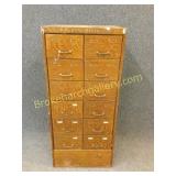 12 Drawer "McCall" Metal File Cabinet