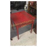 2 Board Top Stand in Red Paint