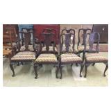 Set of 8 Henkel-Harris Queen Anne Style Chairs