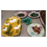 5 Pieces Majolica