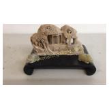 Asian Hard Stone Carving Temple, Rabbits