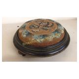 Needlepoint Footstool