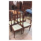 4 Mahogany Dining Chairs