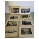 Group of 40 Book Engravings