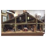Log Cabin Doll House