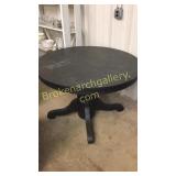 Breakfast Table in Black Paint