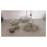 6 Pieces Glass Serving Ware