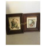 2 Pieces Framed Art
