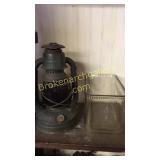 Dietz Red Globe Lantern, Battery Cover
