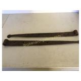 Pair Early Strap Hinges