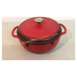 Lodge Cast Iron and Enamel Dutch Oven