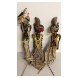 3 Indonesian Puppets