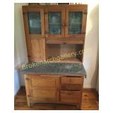 Oak Hoosier Cabinet