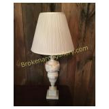 Pair Alabaster Lamps