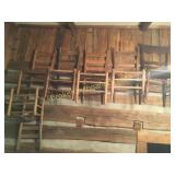 12 Assorted Country Chairs