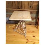Primitive Twig Table in White Paint