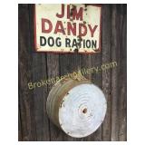 Jim Dandy Dog Ration Sign