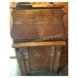 Unusual Primitive Drop Front Desk