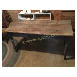 Turned Leg Farm Table