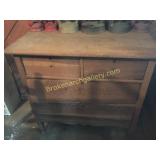 2 Over 2 Oak Chest