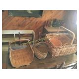 5 Assorted Split Oak Baskets