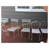 6 Iron Patio Items